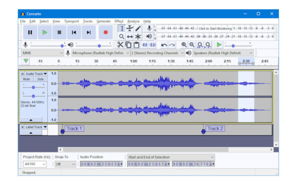 open source editor audacity has become