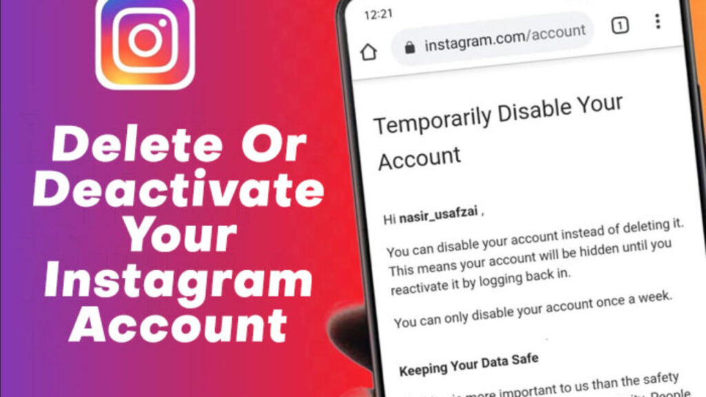 How to Deactivate Instagram Account?