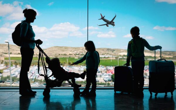 Kids Excited About Traveling