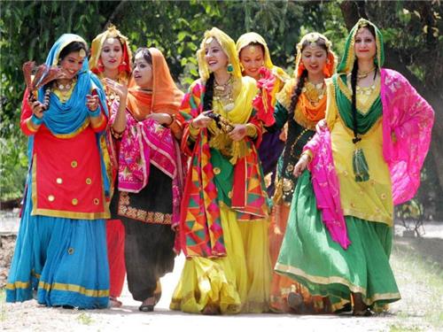 Traditional Dress of Punjabi Women